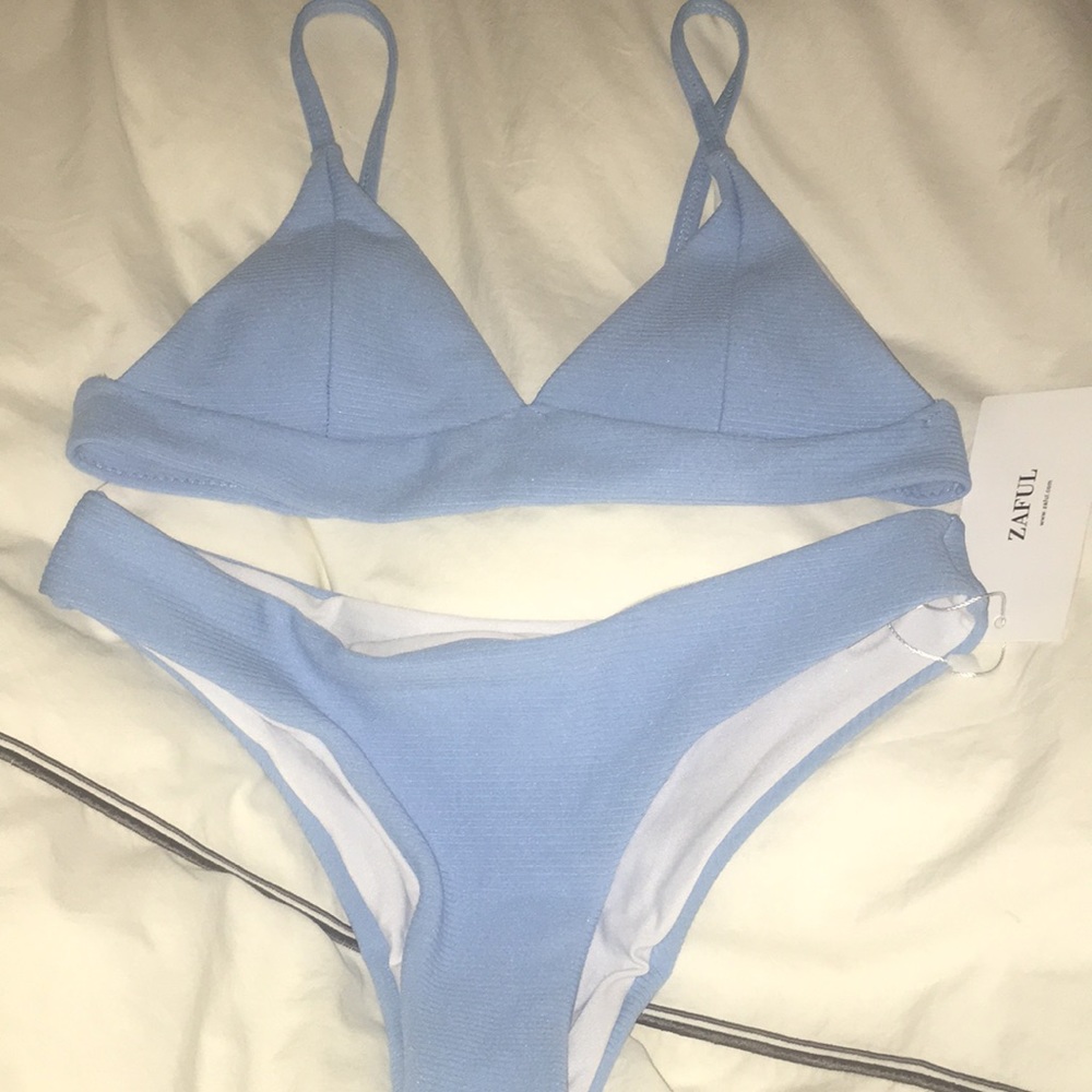 Light blue ZAFUL bikini